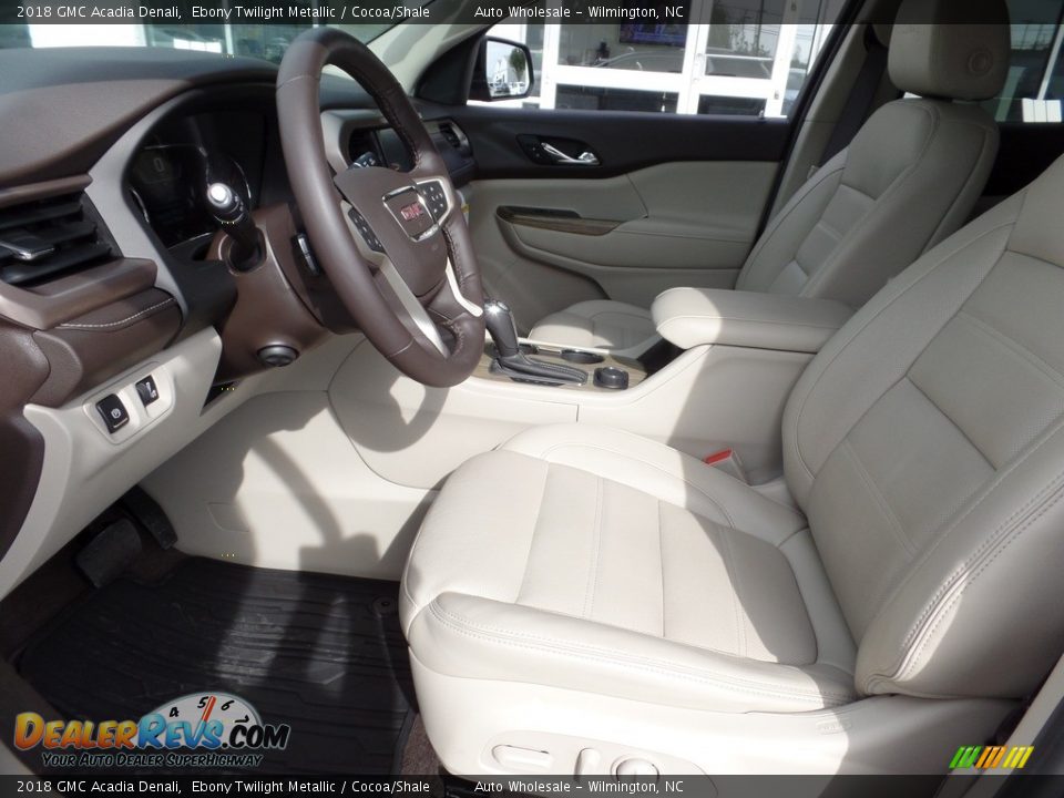 2018 GMC Acadia Denali Ebony Twilight Metallic / Cocoa/Shale Photo #10