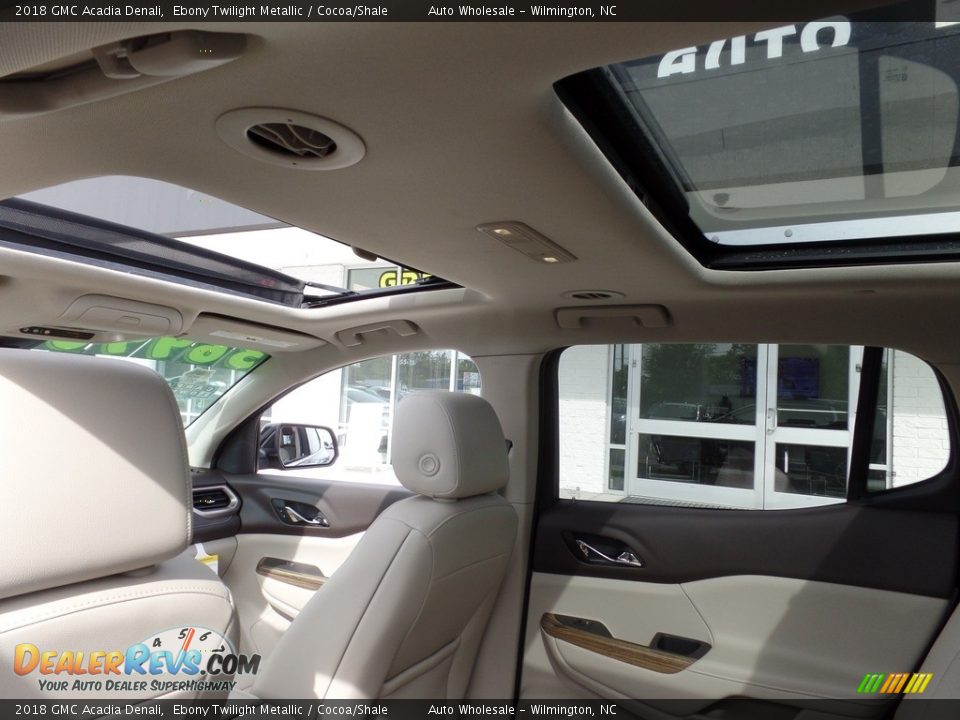 2018 GMC Acadia Denali Ebony Twilight Metallic / Cocoa/Shale Photo #11