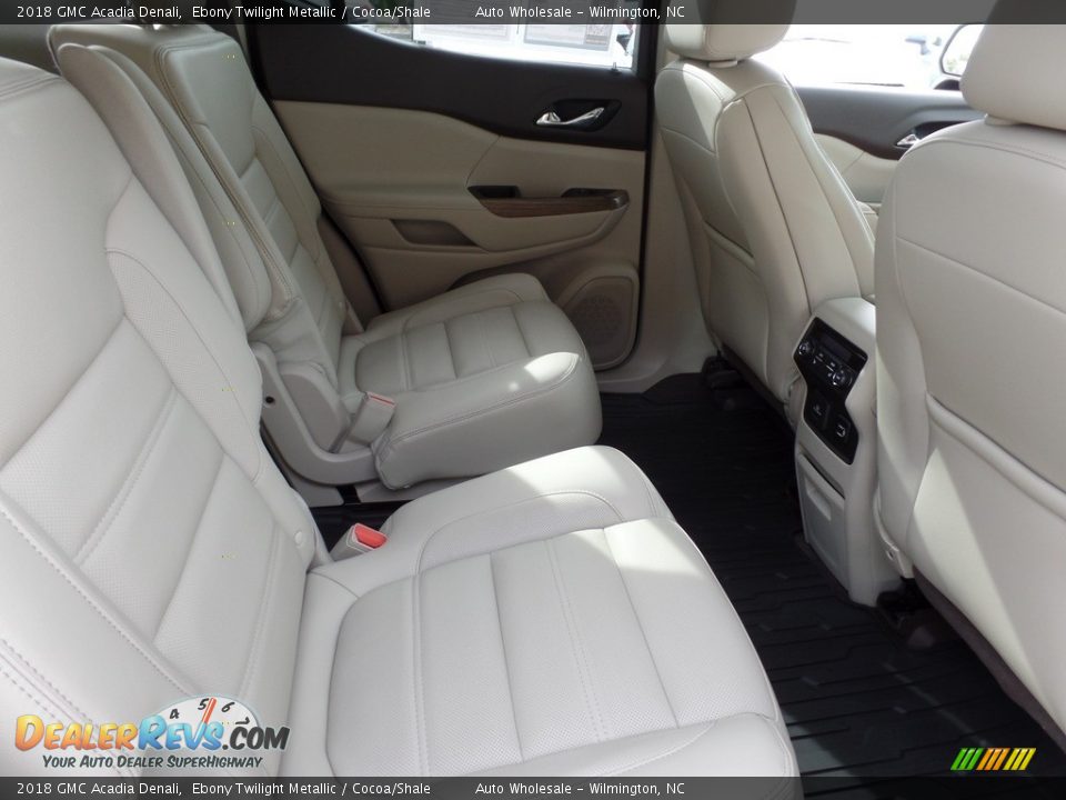 2018 GMC Acadia Denali Ebony Twilight Metallic / Cocoa/Shale Photo #14