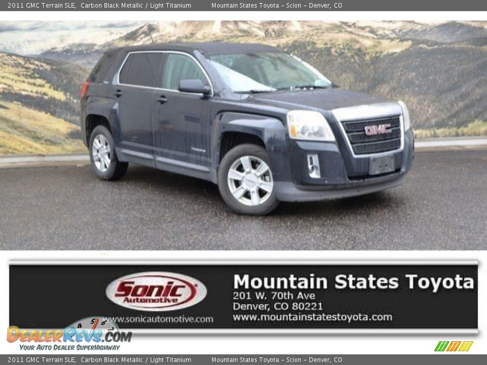 2011 GMC Terrain SLE Carbon Black Metallic / Light Titanium Photo #1
