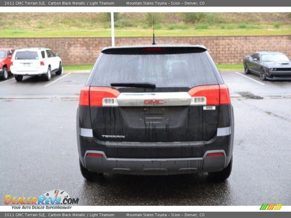 2011 GMC Terrain SLE Carbon Black Metallic / Light Titanium Photo #5