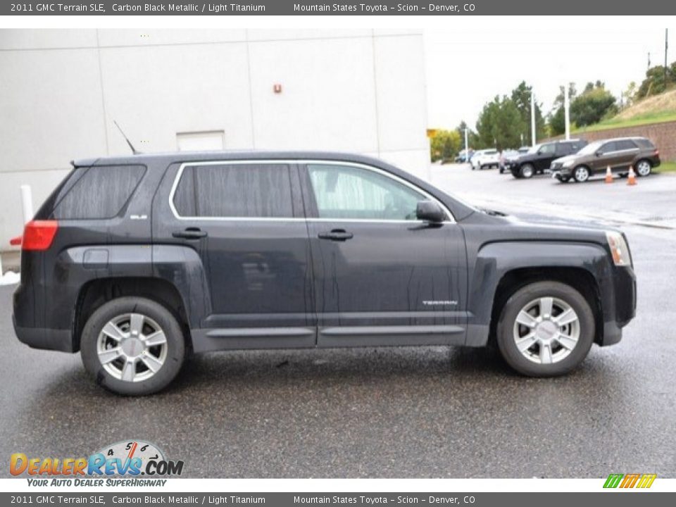 2011 GMC Terrain SLE Carbon Black Metallic / Light Titanium Photo #7