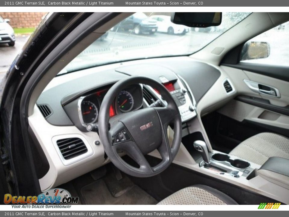 2011 GMC Terrain SLE Carbon Black Metallic / Light Titanium Photo #10
