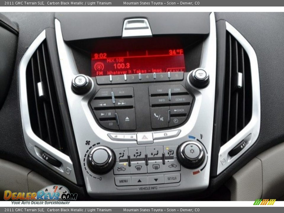 2011 GMC Terrain SLE Carbon Black Metallic / Light Titanium Photo #11