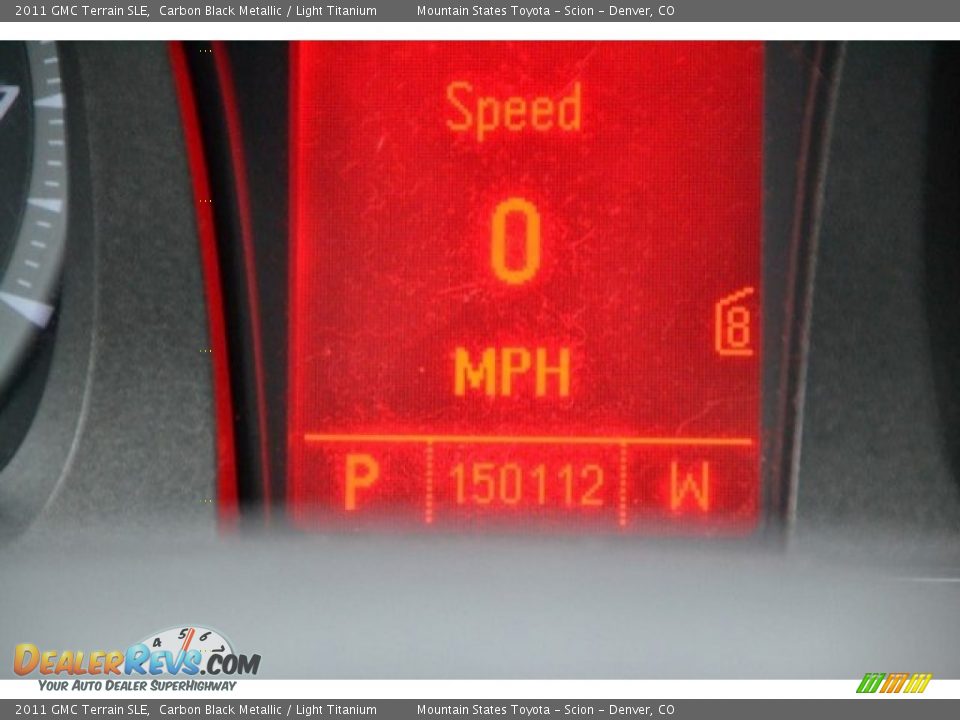 2011 GMC Terrain SLE Carbon Black Metallic / Light Titanium Photo #12