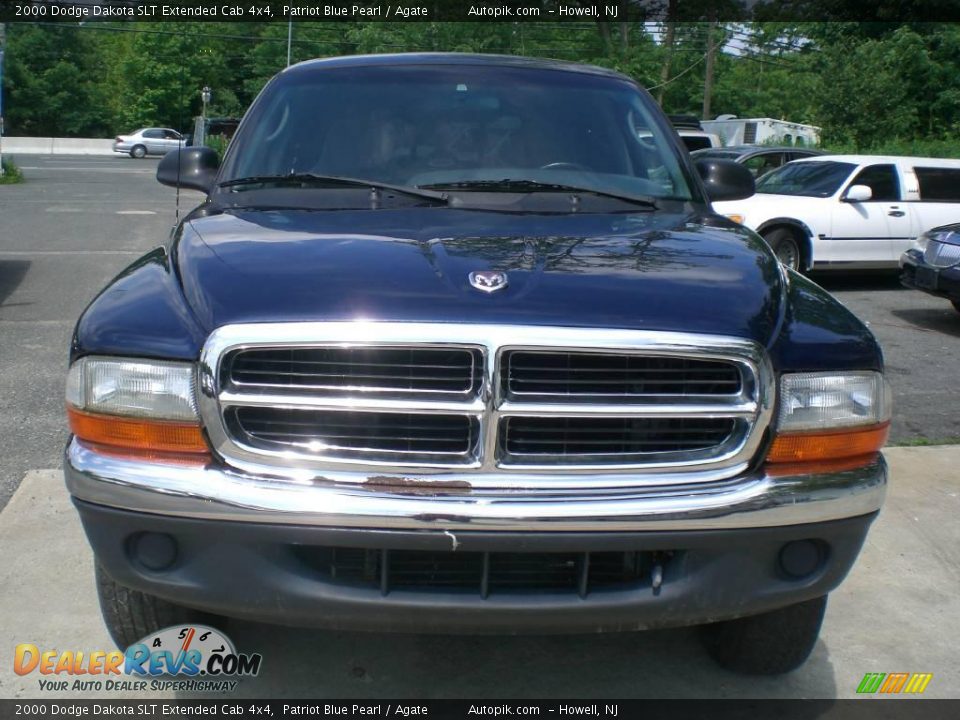 2000 Dodge Dakota SLT Extended Cab 4x4 Patriot Blue Pearl / Agate Photo #1