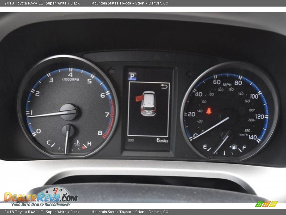 2018 Toyota RAV4 LE Super White / Black Photo #28