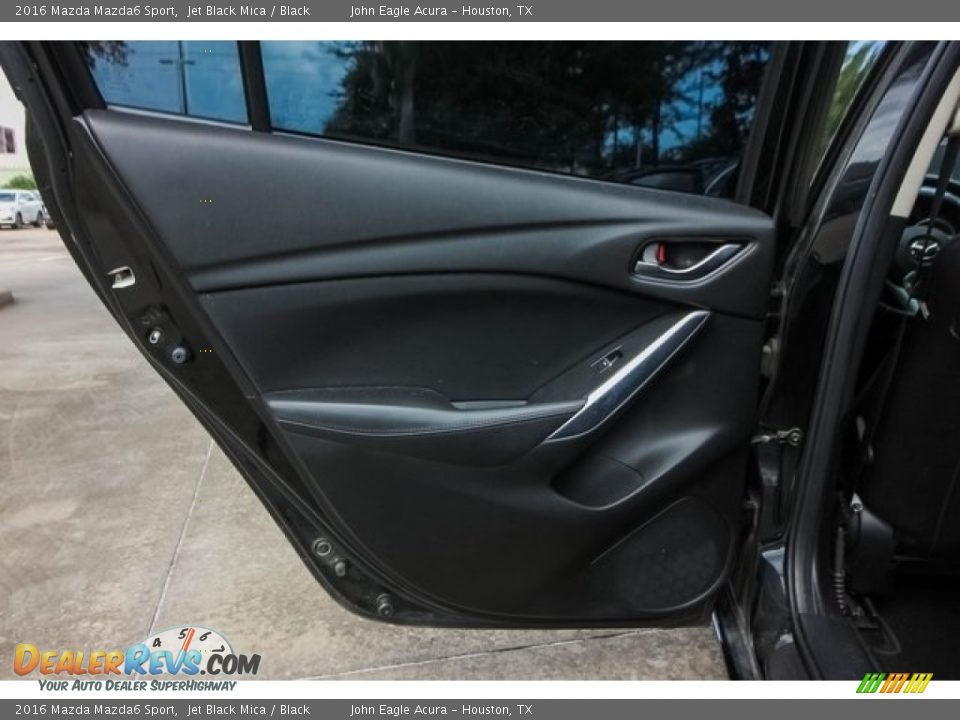2016 Mazda Mazda6 Sport Jet Black Mica / Black Photo #19