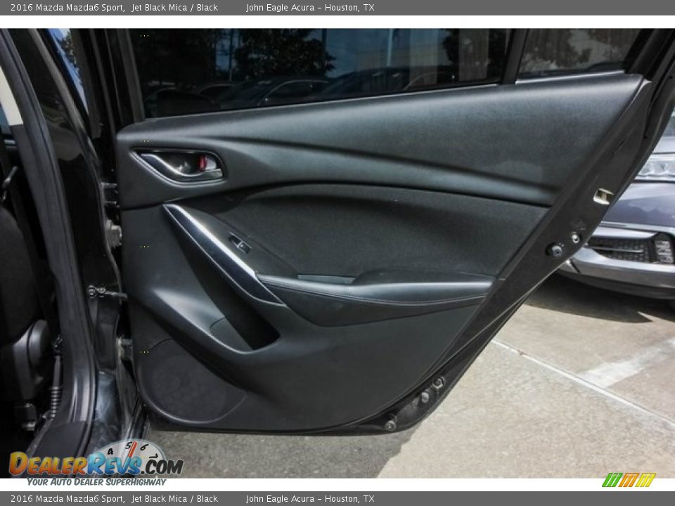 2016 Mazda Mazda6 Sport Jet Black Mica / Black Photo #22