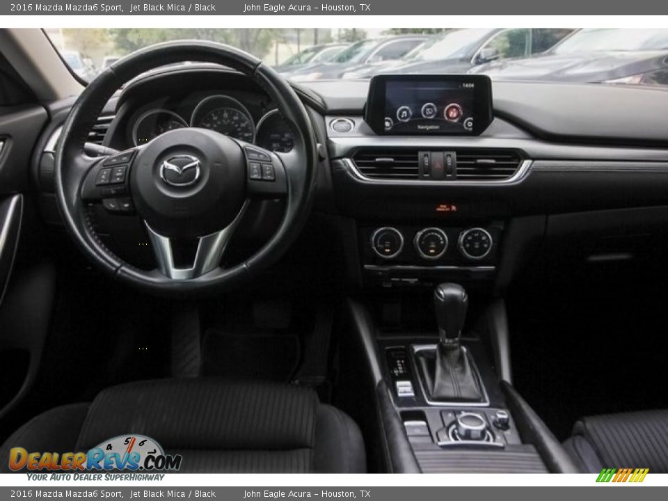 2016 Mazda Mazda6 Sport Jet Black Mica / Black Photo #28