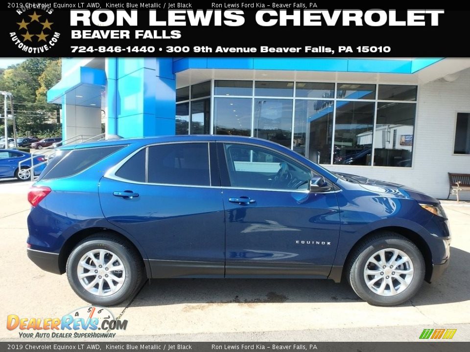 2019 Chevrolet Equinox LT AWD Kinetic Blue Metallic / Jet Black Photo #1