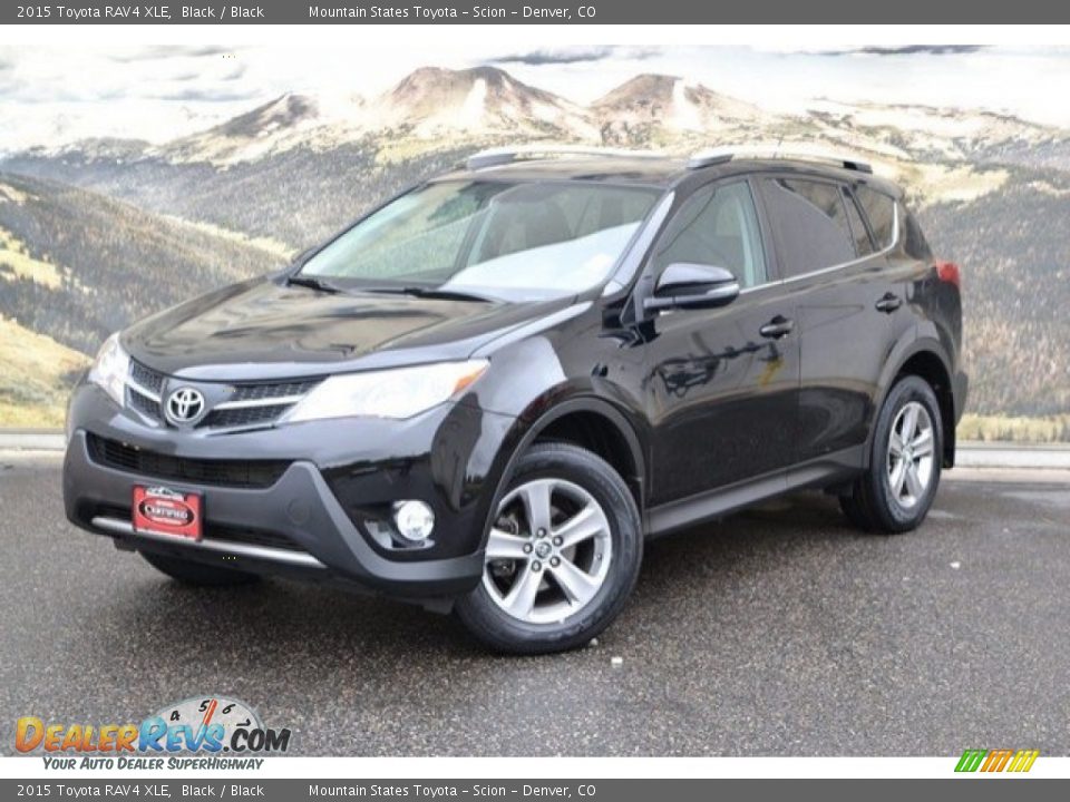 2015 Toyota RAV4 XLE Black / Black Photo #5