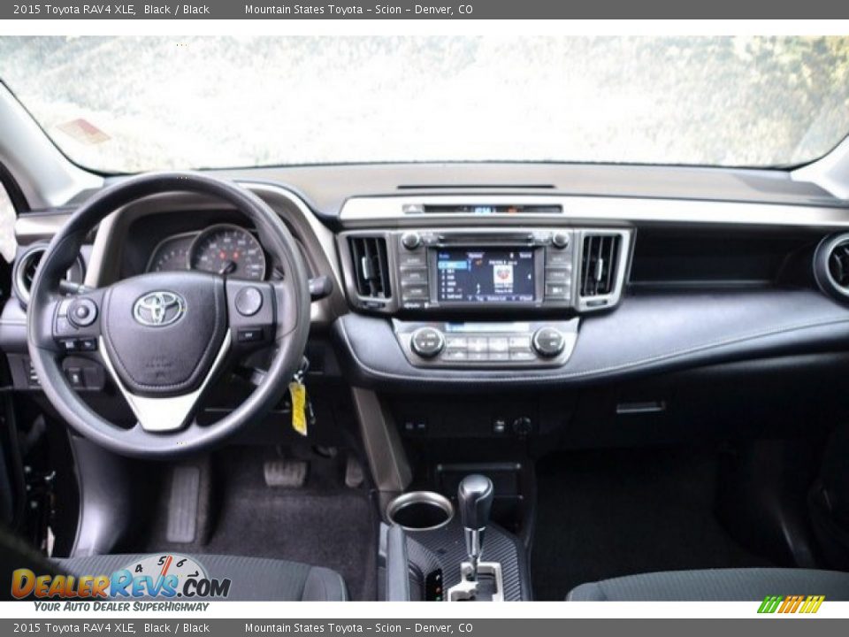2015 Toyota RAV4 XLE Black / Black Photo #13