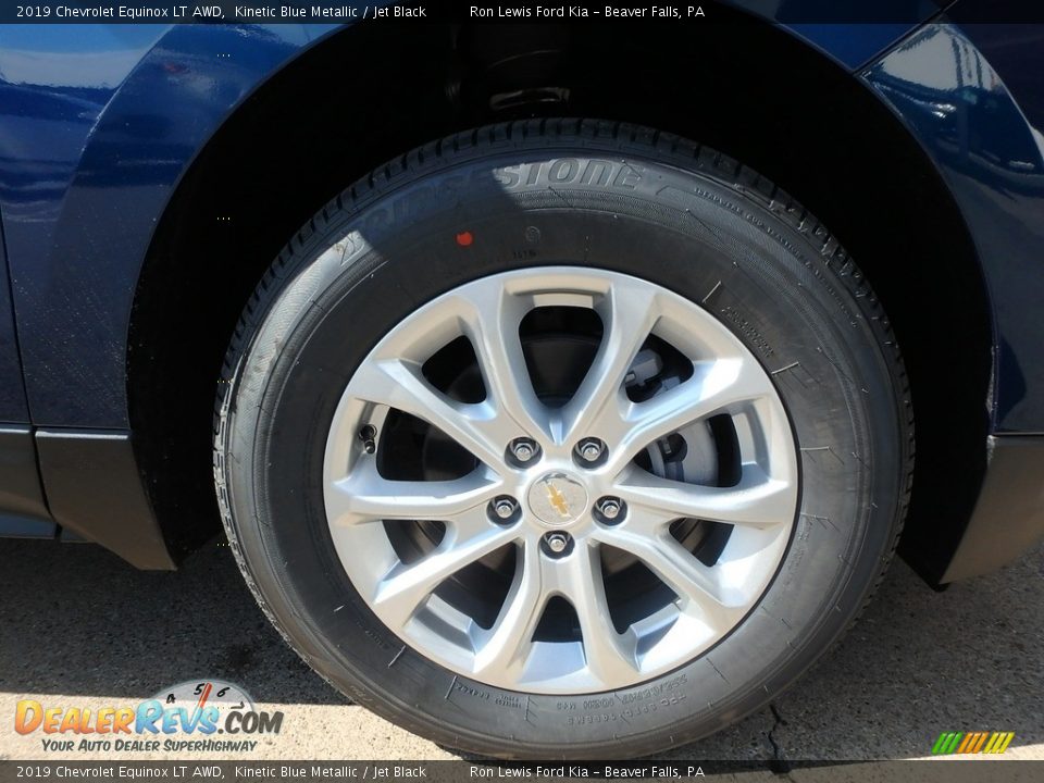 2019 Chevrolet Equinox LT AWD Kinetic Blue Metallic / Jet Black Photo #10