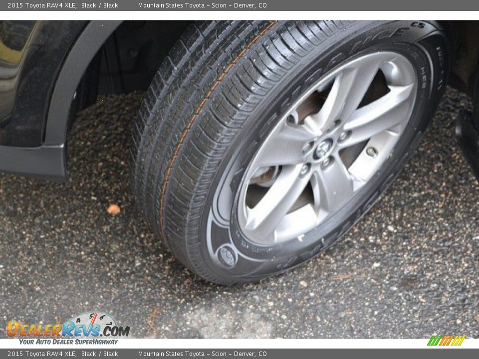 2015 Toyota RAV4 XLE Black / Black Photo #29