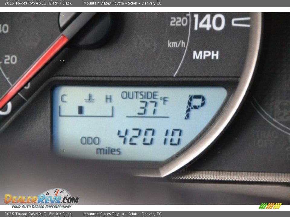 2015 Toyota RAV4 XLE Black / Black Photo #30