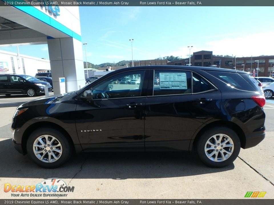 2019 Chevrolet Equinox LS AWD Mosaic Black Metallic / Medium Ash Gray Photo #6