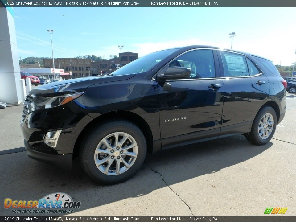 2019 Chevrolet Equinox LS AWD Mosaic Black Metallic / Medium Ash Gray Photo #7