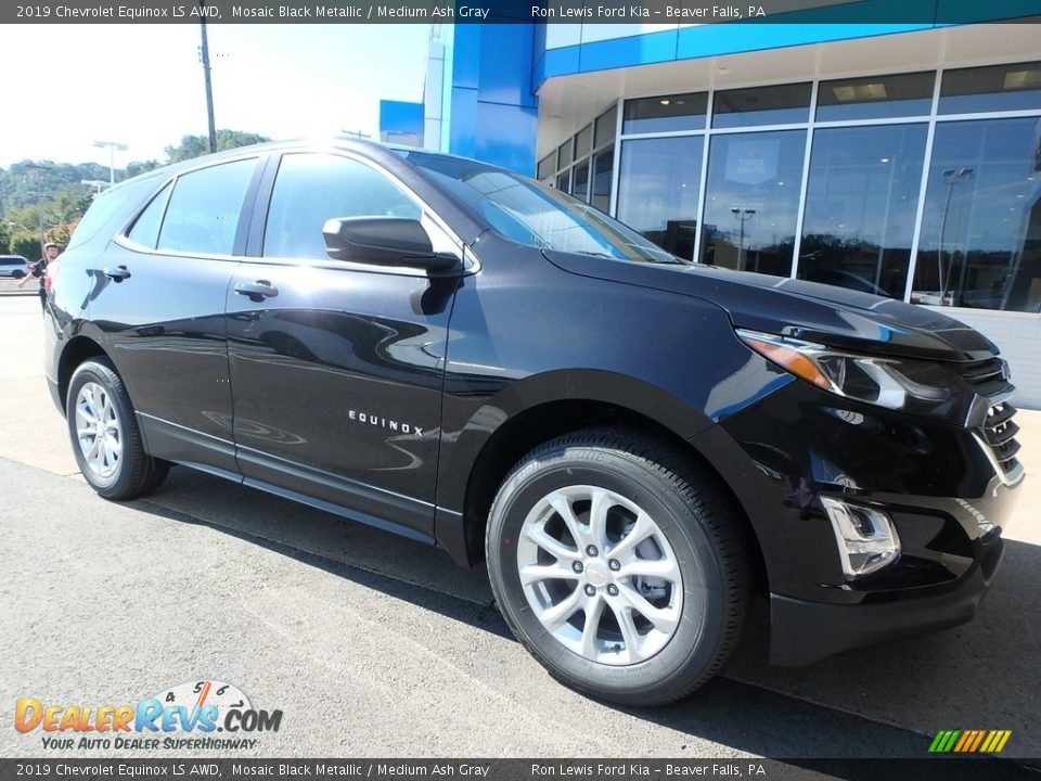 2019 Chevrolet Equinox LS AWD Mosaic Black Metallic / Medium Ash Gray Photo #9