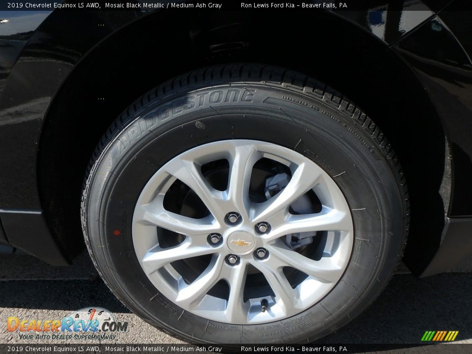 2019 Chevrolet Equinox LS AWD Mosaic Black Metallic / Medium Ash Gray Photo #10