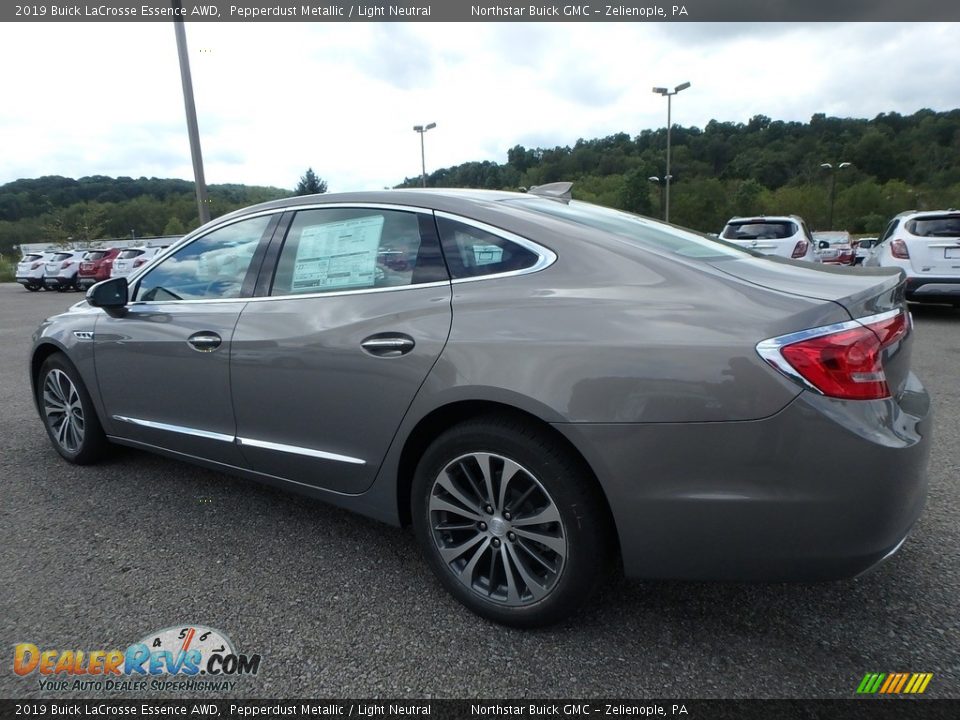 2019 Buick LaCrosse Essence AWD Pepperdust Metallic / Light Neutral Photo #7