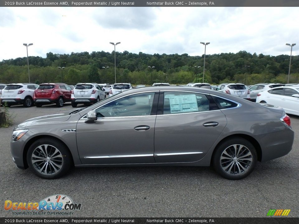 2019 Buick LaCrosse Essence AWD Pepperdust Metallic / Light Neutral Photo #8