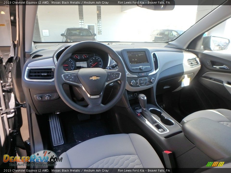 2019 Chevrolet Equinox LS AWD Mosaic Black Metallic / Medium Ash Gray Photo #13