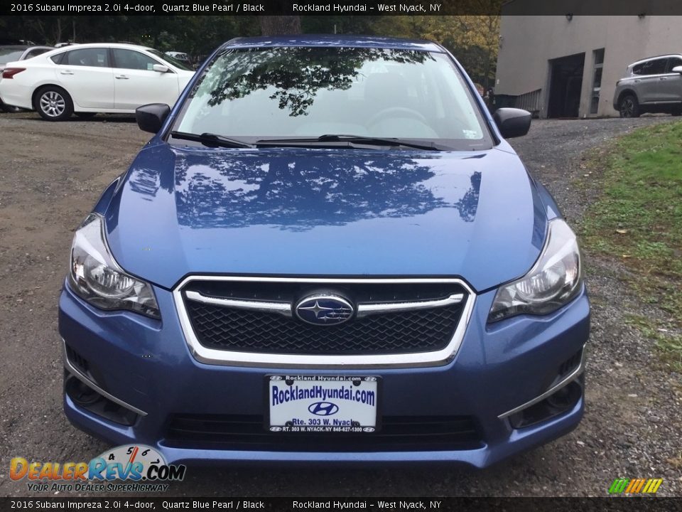 2016 Subaru Impreza 2.0i 4-door Quartz Blue Pearl / Black Photo #2