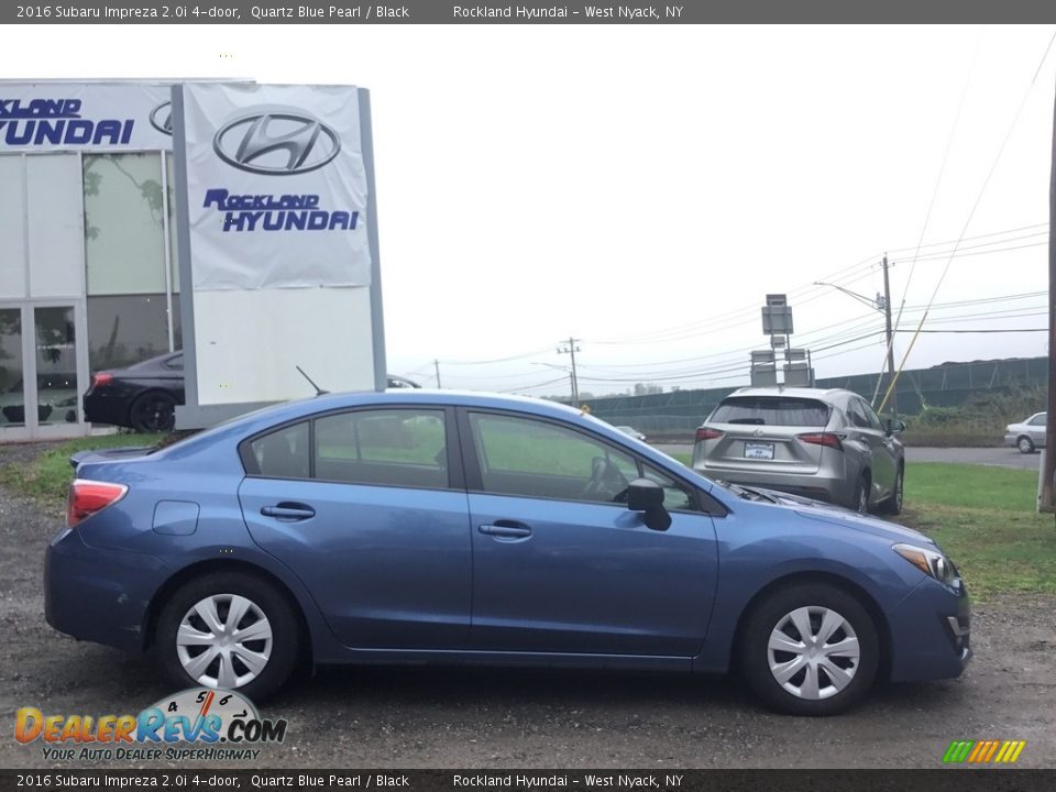 2016 Subaru Impreza 2.0i 4-door Quartz Blue Pearl / Black Photo #3