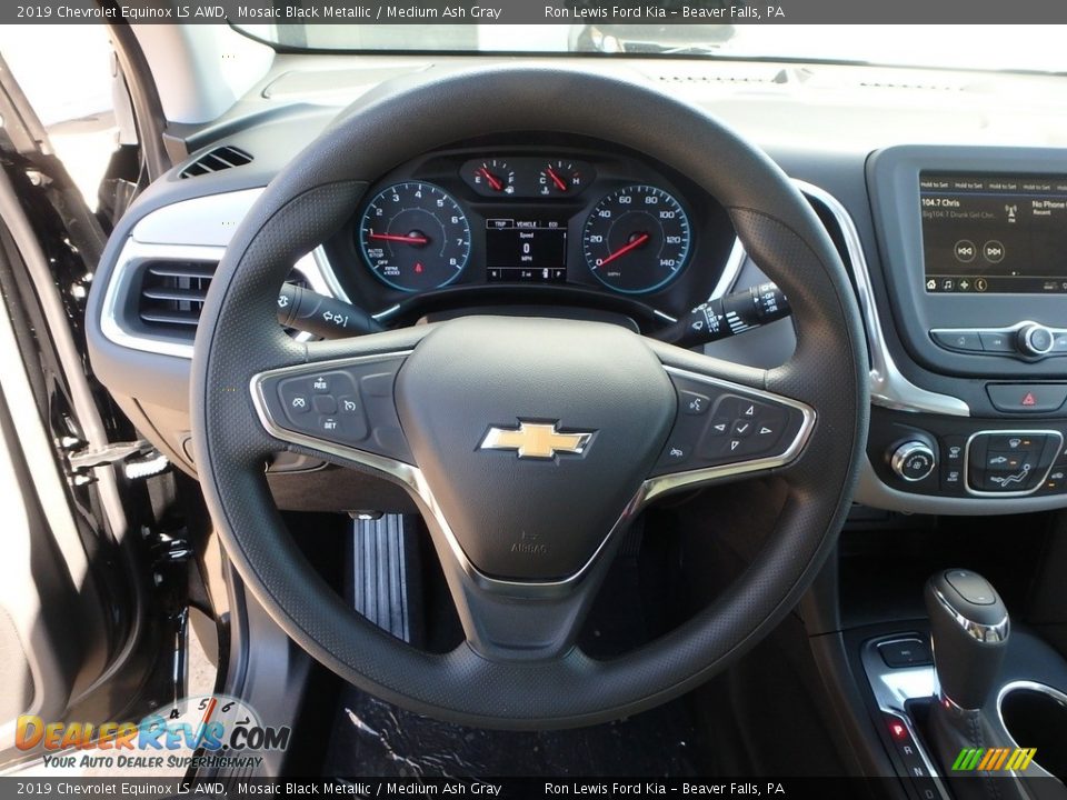 2019 Chevrolet Equinox LS AWD Mosaic Black Metallic / Medium Ash Gray Photo #16