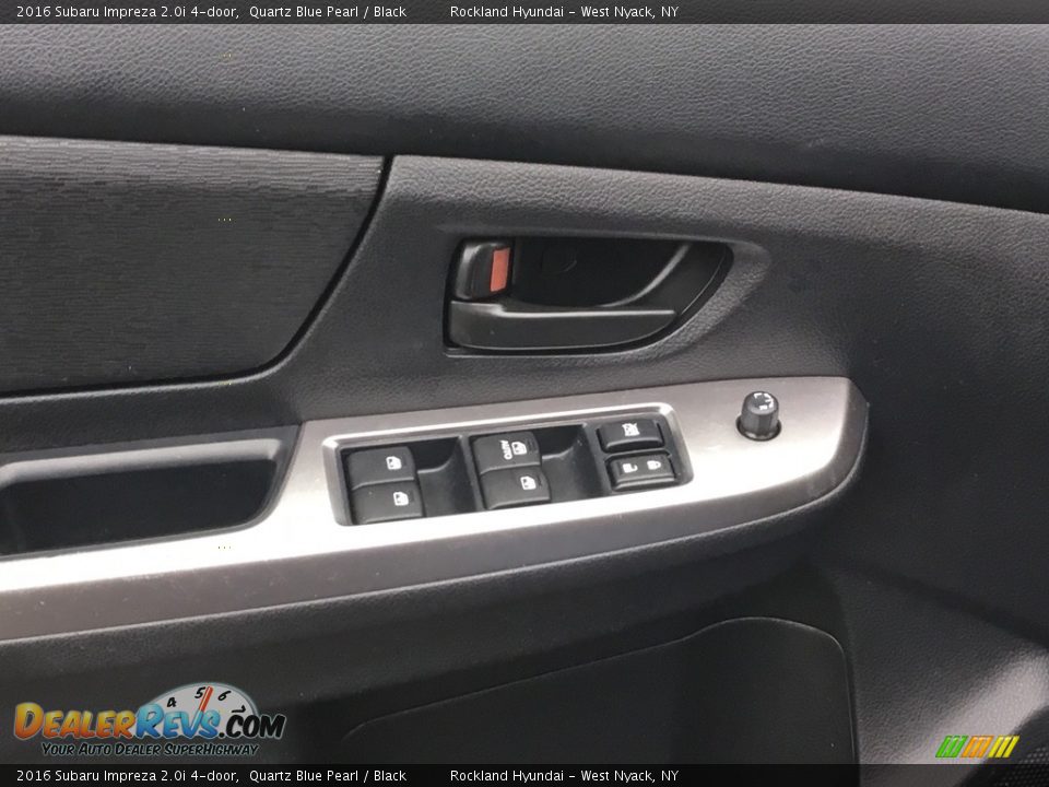 2016 Subaru Impreza 2.0i 4-door Quartz Blue Pearl / Black Photo #9