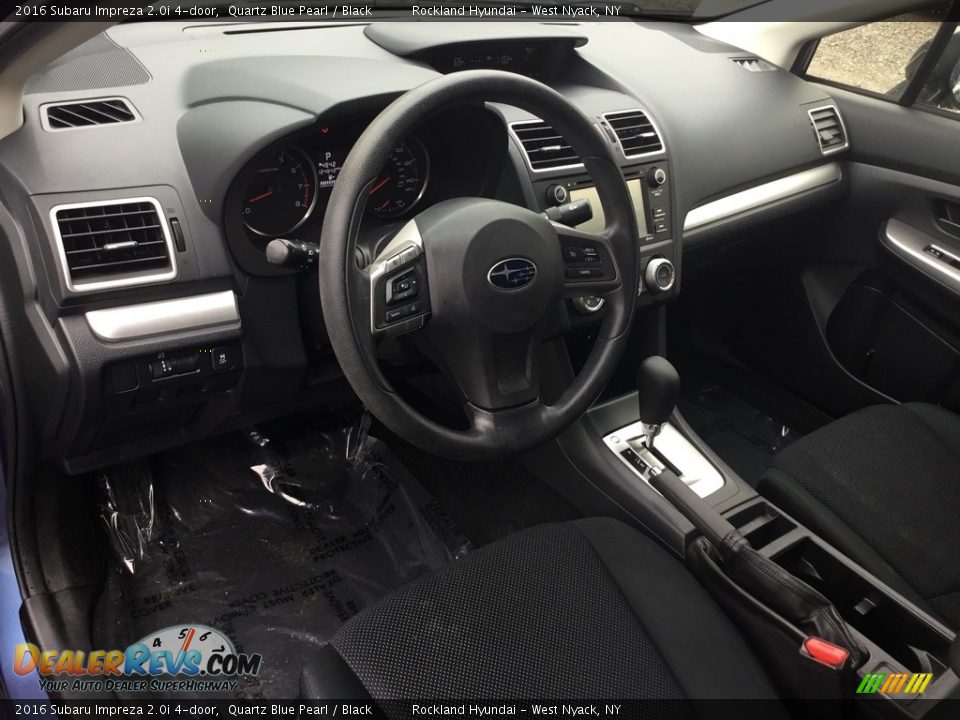 2016 Subaru Impreza 2.0i 4-door Quartz Blue Pearl / Black Photo #10