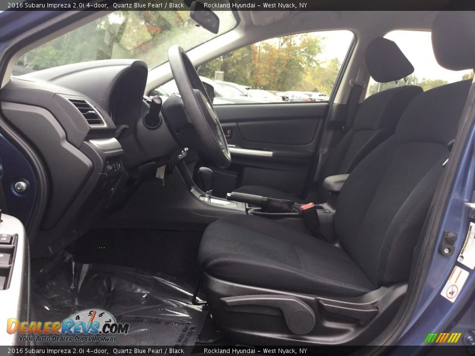2016 Subaru Impreza 2.0i 4-door Quartz Blue Pearl / Black Photo #11