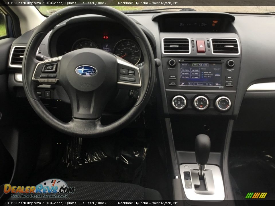 2016 Subaru Impreza 2.0i 4-door Quartz Blue Pearl / Black Photo #12