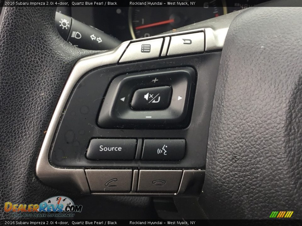 2016 Subaru Impreza 2.0i 4-door Quartz Blue Pearl / Black Photo #16