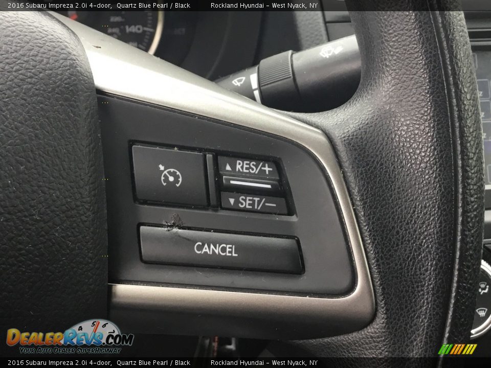 2016 Subaru Impreza 2.0i 4-door Quartz Blue Pearl / Black Photo #17