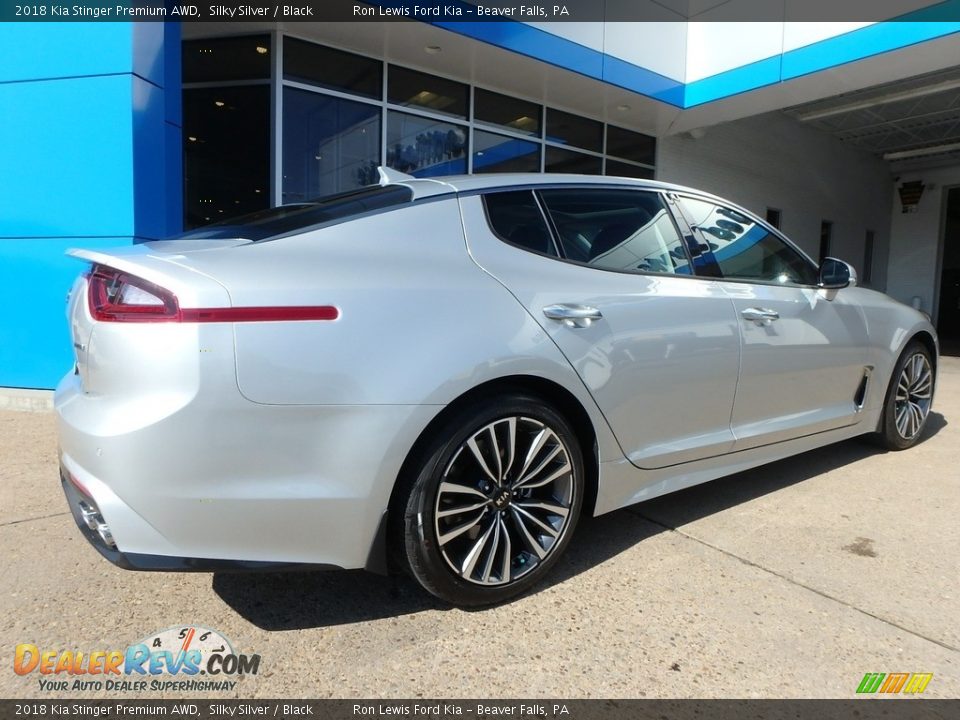 Silky Silver 2018 Kia Stinger Premium AWD Photo #2