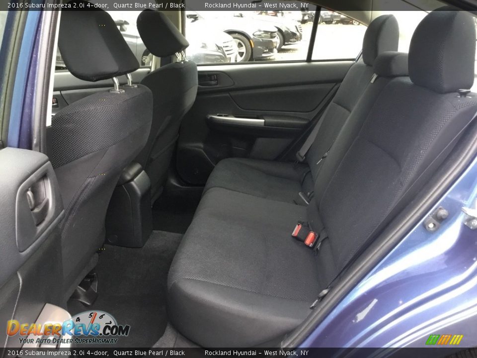 2016 Subaru Impreza 2.0i 4-door Quartz Blue Pearl / Black Photo #20