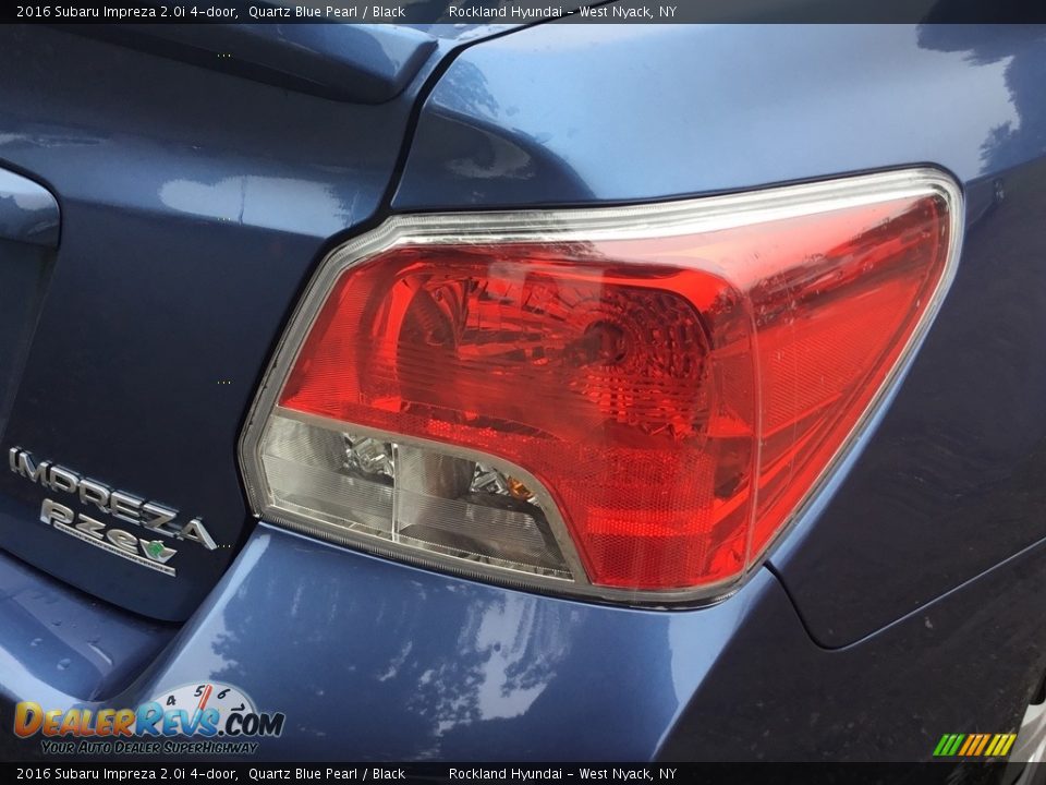 2016 Subaru Impreza 2.0i 4-door Quartz Blue Pearl / Black Photo #22