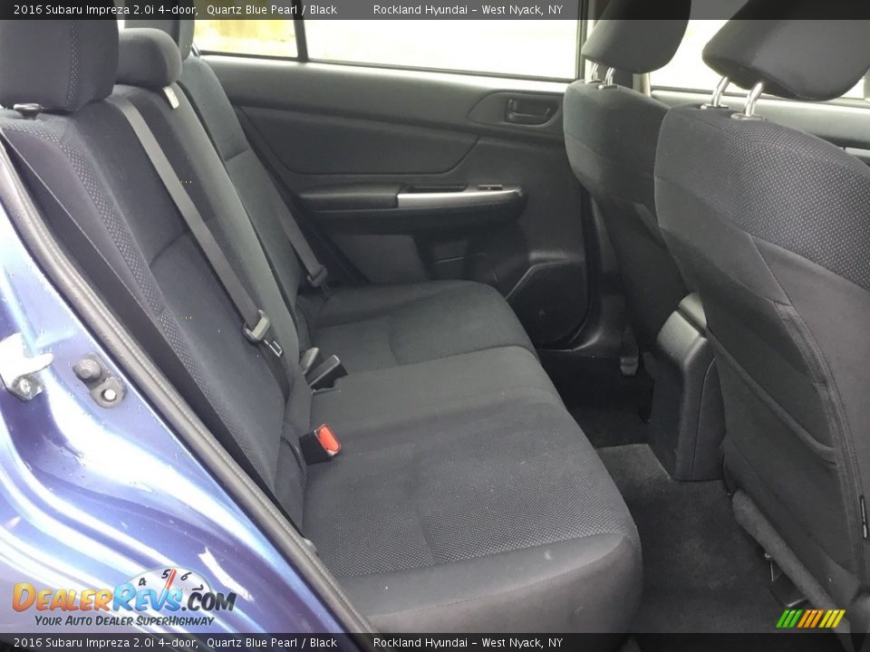 2016 Subaru Impreza 2.0i 4-door Quartz Blue Pearl / Black Photo #23