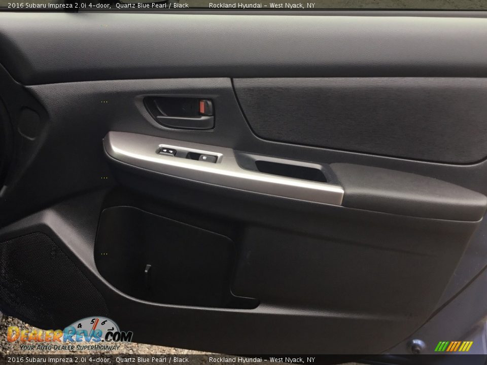 2016 Subaru Impreza 2.0i 4-door Quartz Blue Pearl / Black Photo #24