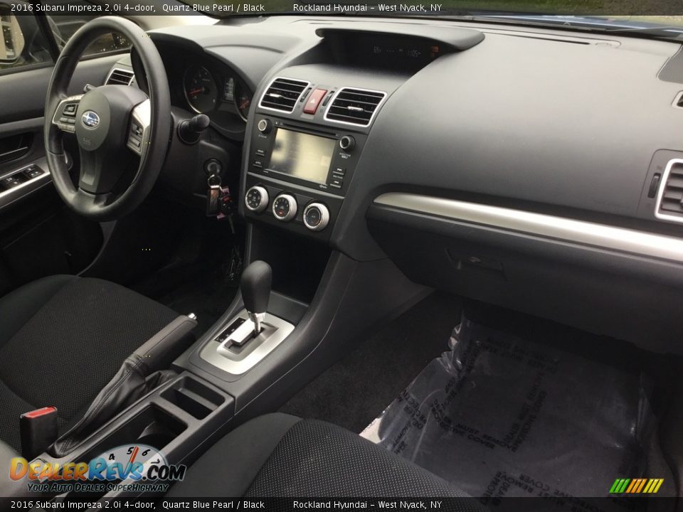 2016 Subaru Impreza 2.0i 4-door Quartz Blue Pearl / Black Photo #25