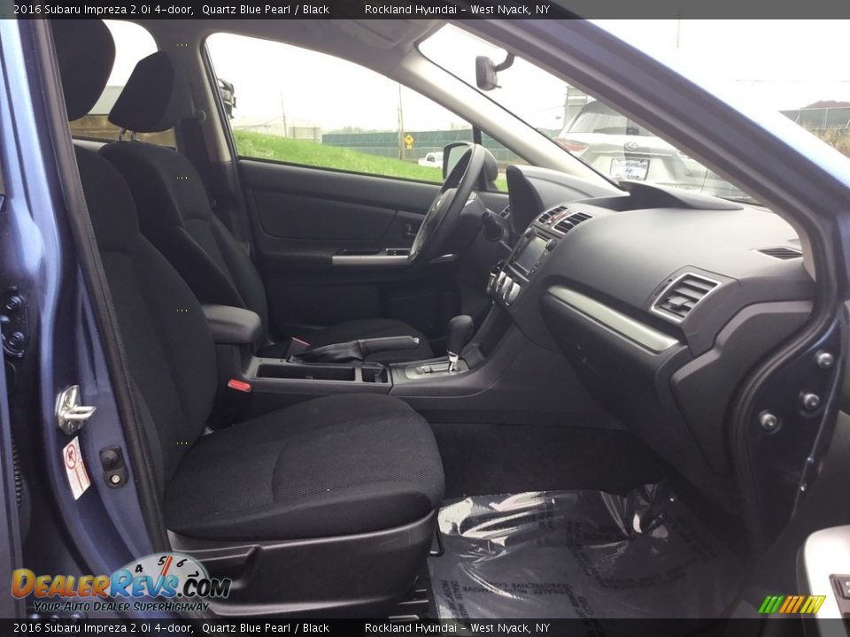 2016 Subaru Impreza 2.0i 4-door Quartz Blue Pearl / Black Photo #26
