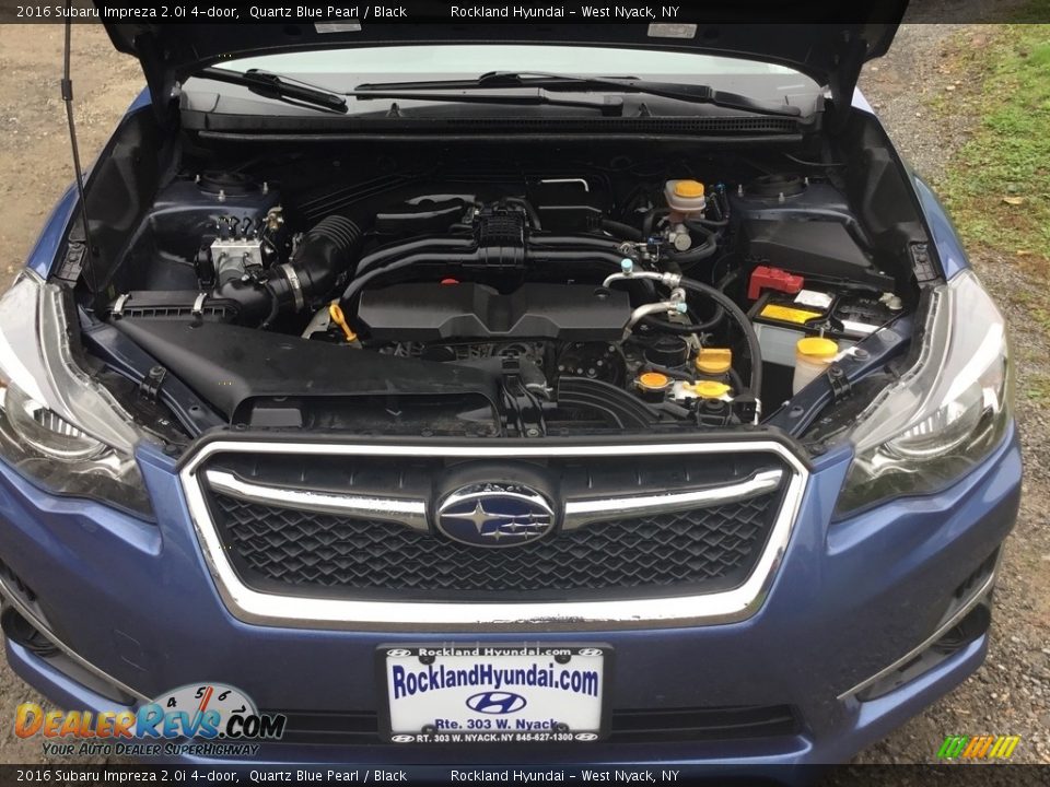 2016 Subaru Impreza 2.0i 4-door Quartz Blue Pearl / Black Photo #27