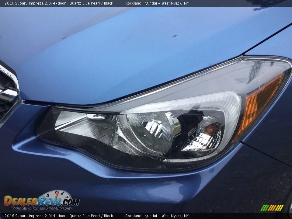 2016 Subaru Impreza 2.0i 4-door Quartz Blue Pearl / Black Photo #28