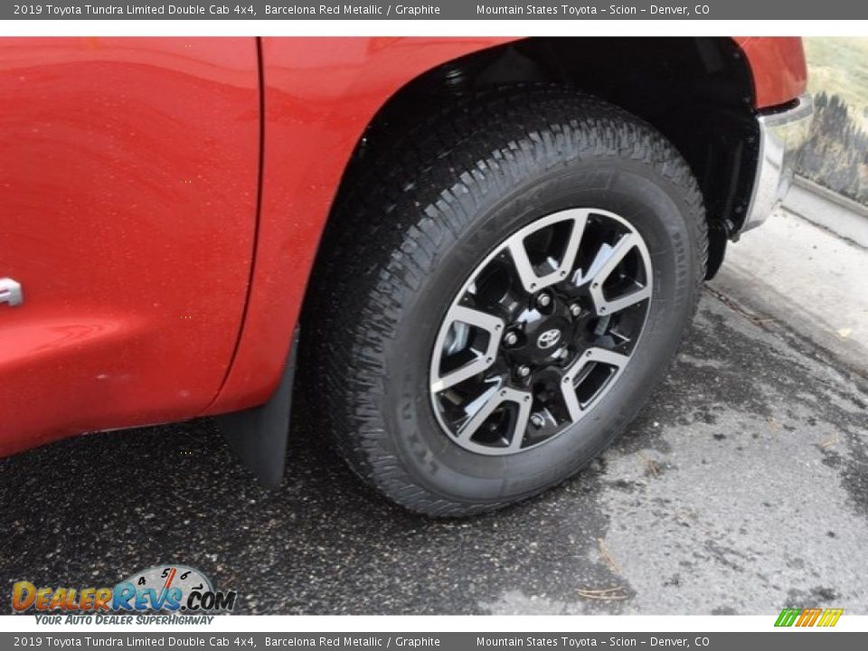 2019 Toyota Tundra Limited Double Cab 4x4 Barcelona Red Metallic / Graphite Photo #35