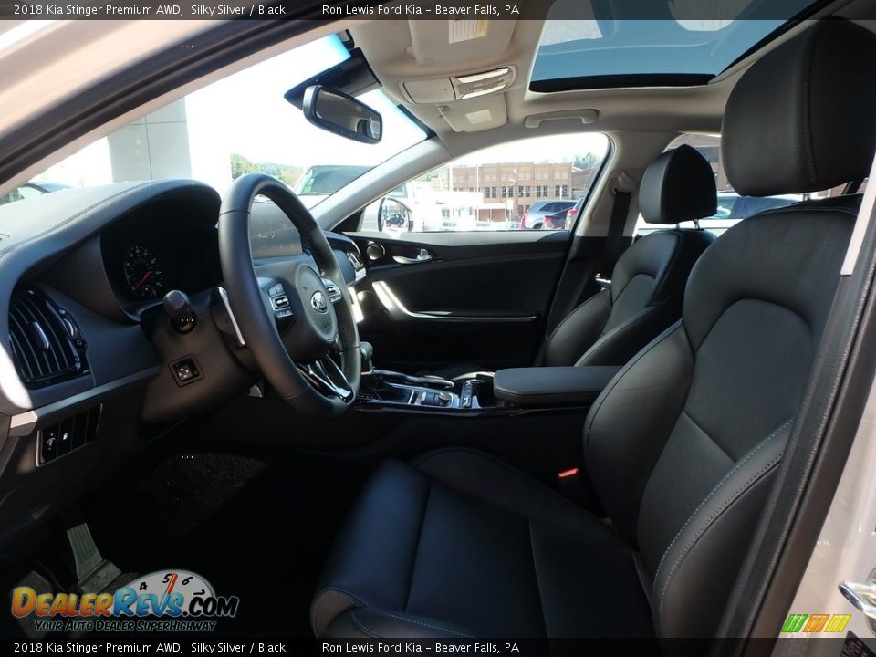 Front Seat of 2018 Kia Stinger Premium AWD Photo #11