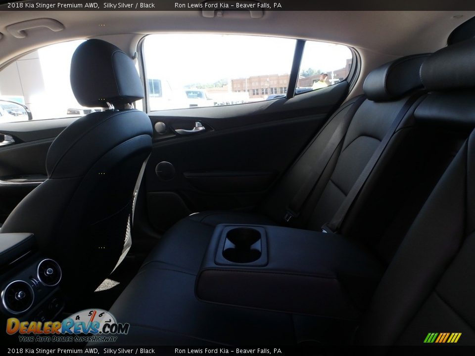2018 Kia Stinger Premium AWD Silky Silver / Black Photo #12