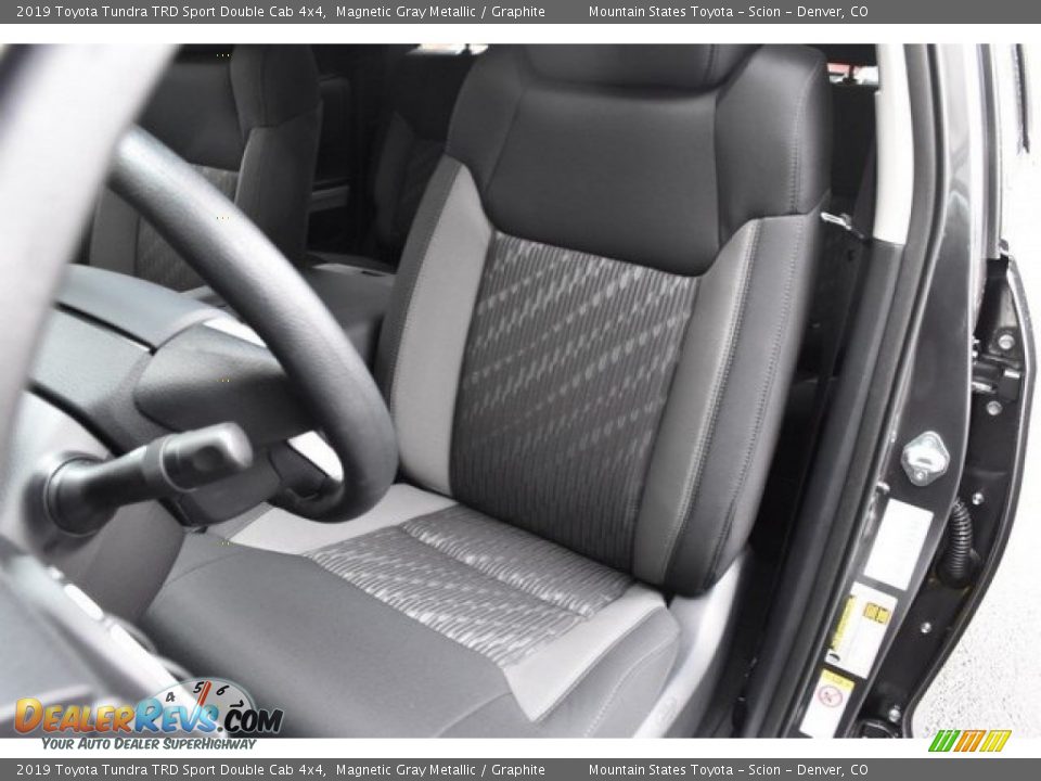 2019 Toyota Tundra TRD Sport Double Cab 4x4 Magnetic Gray Metallic / Graphite Photo #7