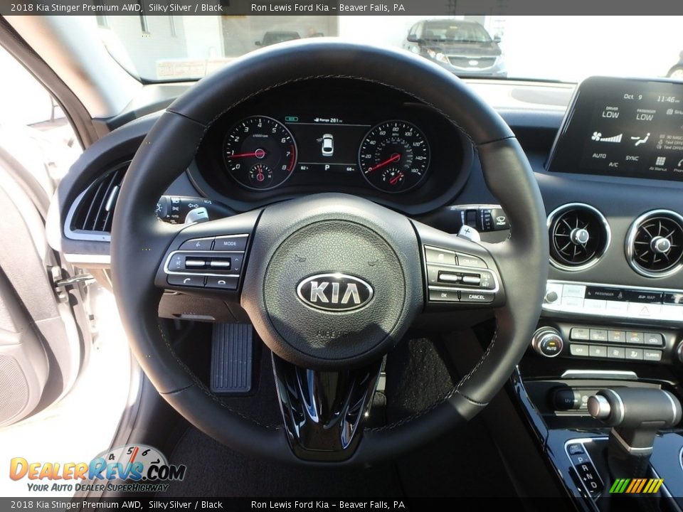 2018 Kia Stinger Premium AWD Steering Wheel Photo #17